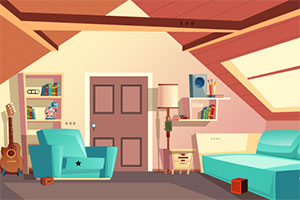 寻找阁楼逃生通道