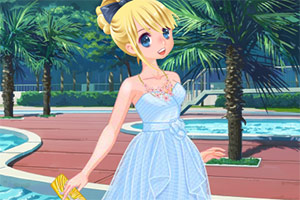 惹人爱的甜美女孩