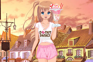 气质女孩热带度假