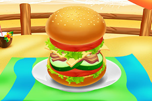 美味的巨无霸汉堡