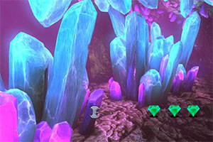 水晶洞蝴蝶逃脱