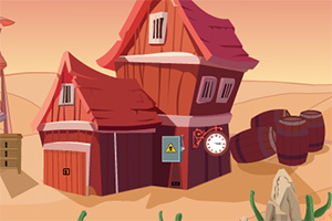 救援沙漠里的马