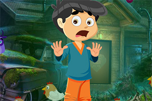 救援胆小的男生