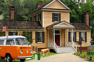 逃离山脚下的别墅