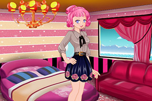 甜美女孩装修房子