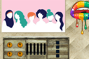 救援快乐的小女孩