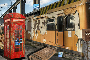 逃离火车回收站