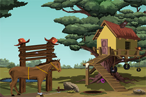 救援生病的马儿