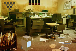 逃离废弃的办公室