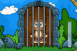 救援有趣的小猴