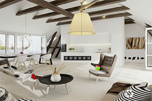 逃离度假娱乐室