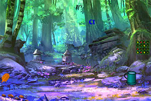 逃离绚丽的森林