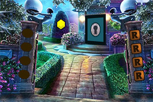 可爱的袋鼠逃跑