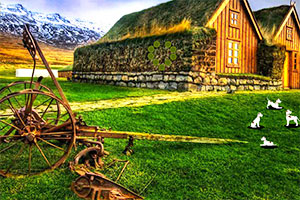 雪山下的小镇逃脱