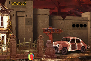 困在笼子里的鸡