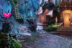 漂亮的女孩逃跑