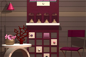 逃离酒红色房屋