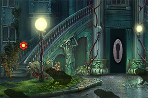 可爱的大象逃脱