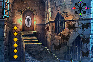 毛茸茸的兔子逃跑