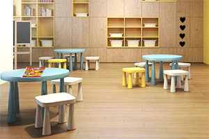 困在教室的小孩