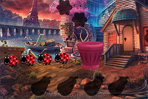 救援瓢虫小女孩