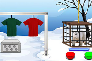 救援受困的北极熊