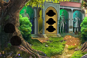 救援高跷表演者