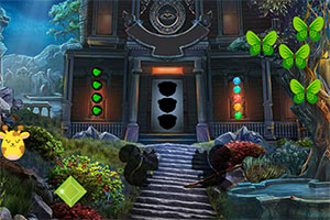 男孩和猴子逃跑