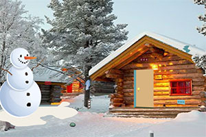 逃离冬季圣诞小屋