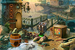 可爱小鳄鱼逃逸