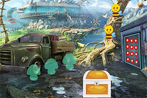 黑皮肤女孩逃跑